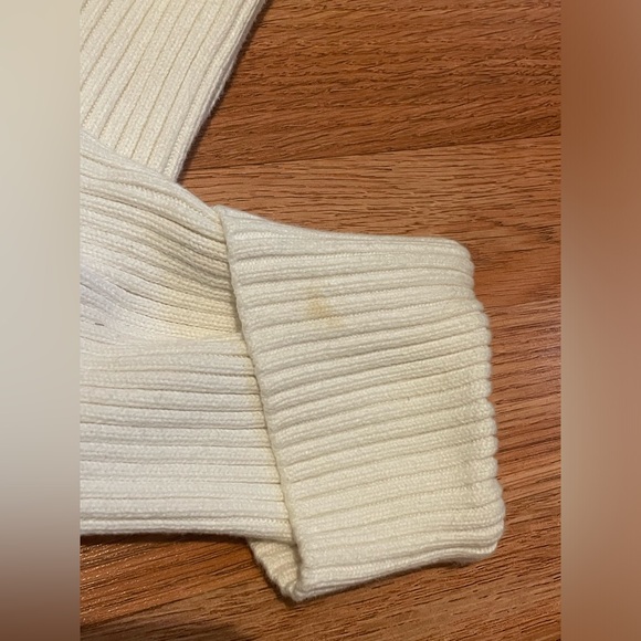 Vintage Women’s Tommy Hilfiger Classic Flag Logo Ribbed Fitted Sweater | Size XL - Picture 8 of 11